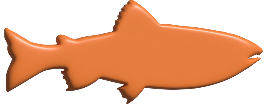 3d illustration of fish icon png