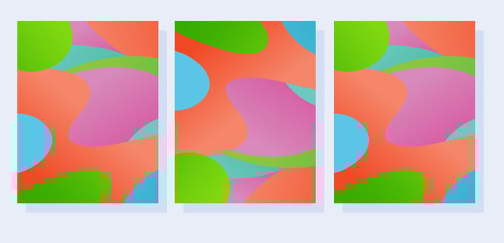 cover banner template vector abstract colorful background illustration