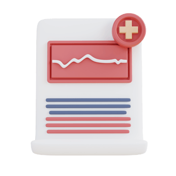 3d illustration health document png