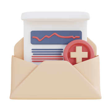 3d illustration lettering health test png