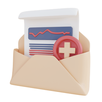 3d illustration lettering health test png