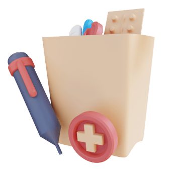 3d illustration of drug redemption note png
