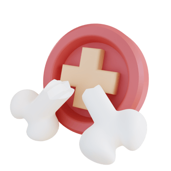 3d illustration of fracture png