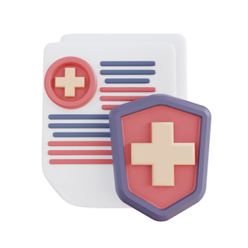 3d illustration of health document security png