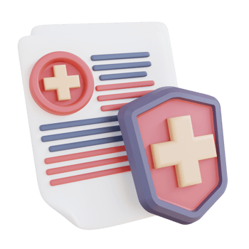 3d illustration of health document security png