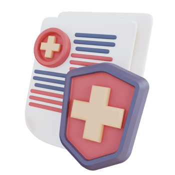 3d illustration of health document security png