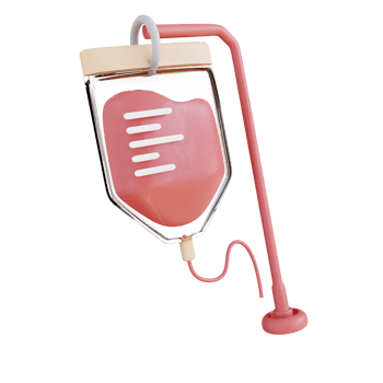 3d illustration of infusion blood bag png