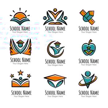 Set of Education Logo vector