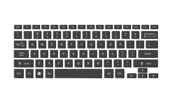 black english computer keyboard png