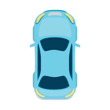 blue car vehicle vector design