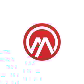 M Letter Logo Template vector