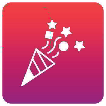 Confetti which can easily edit or modify vector