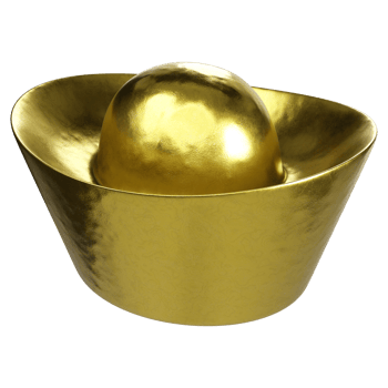Gold ingots, or sycees, from China. png