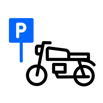 parking for motorbike icon design png