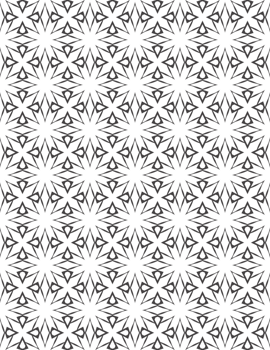 Adult Geometric Pattern Coloring Pages. Coloring book, seamless colouring page for adults. png