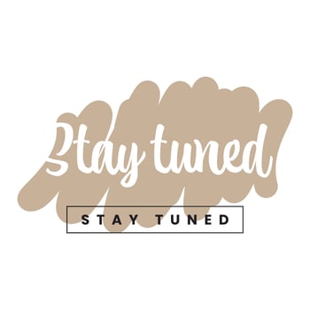 Stay tuned background vector