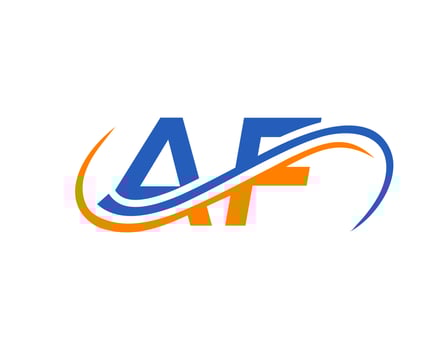 Letter AF Logo Design for Financial, Development, Investment, Real Estate And Management Company Vector Template