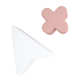 Delete cursor. Cursor 3D rendering. png
