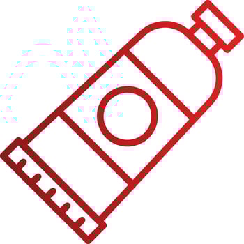 Paint tube Vector Icon