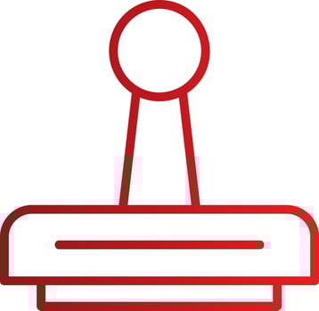 Rubber stamp Vector Icon