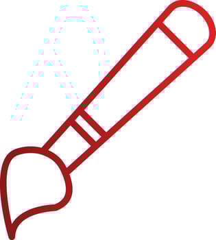Paint brush Vector Icon