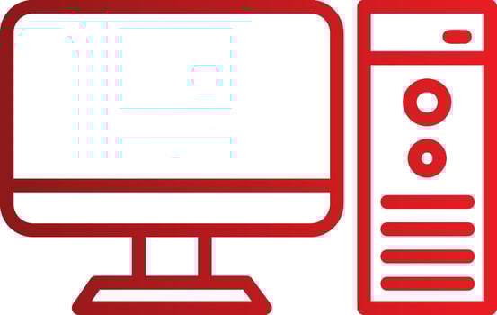 Computer Vector Icon