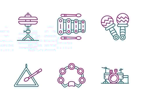 Music Vector Icon Set