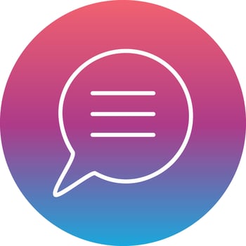 Speech Bubble Vector Icon
