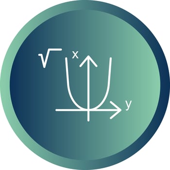 Beautiful algebra Line Vector Icon