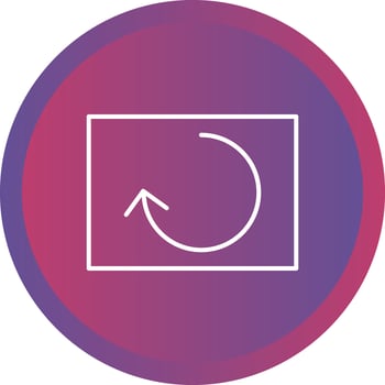 Beautiful Reload Line Vector Icon