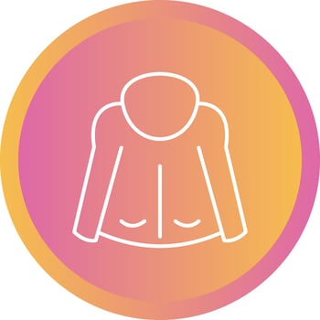 Beautiful Jacket Line Vector Icon