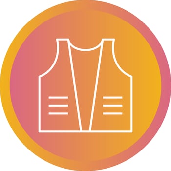 Beautiful Jacket Line Vector Icon