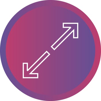 Beautiful Fit To arrow Line Vector Icon