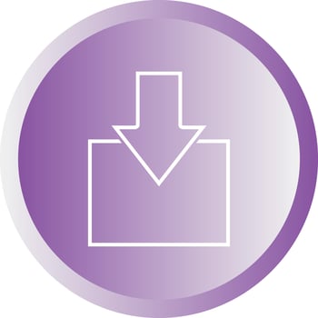 Beautiful Download Line Vector Icon