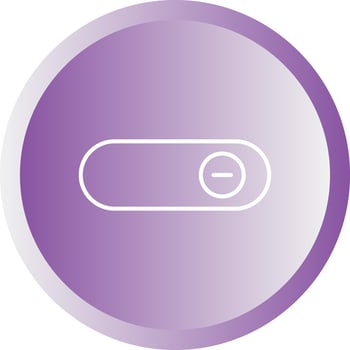 Beautiful Slide button Line Vector Icon
