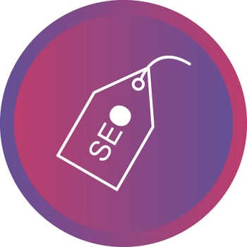 Beautiful SEO tags vector line icon