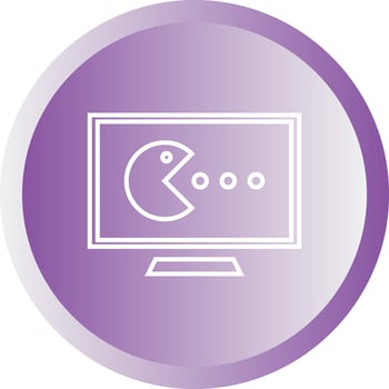 Beautiful Pie chart vector line icon
