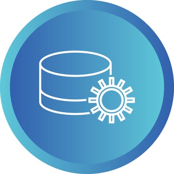 Beautiful Database management vector line icon