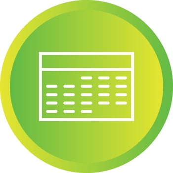 Beautiful Calendar vector line icon