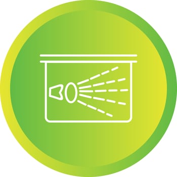 Hand X ray vector line icon