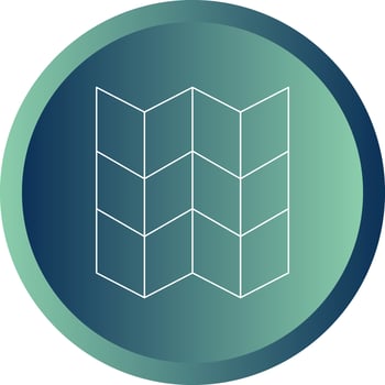 Beautiful maps vector line icon