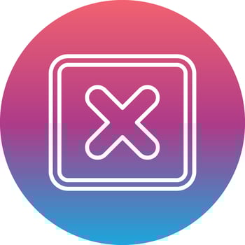 Multiplication Vector Icon