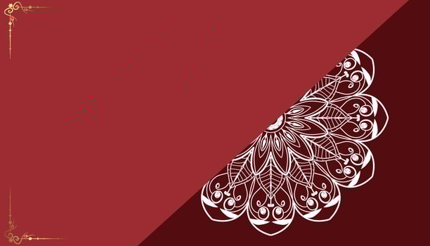 Luxury ornamental mandala background with arabic islamic east pattern style vector