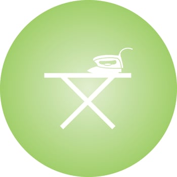 Unique Iron Stand Glyph Vector Icon