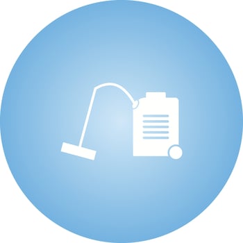 Unique vacuum Cleaner Glyph Vector Icon