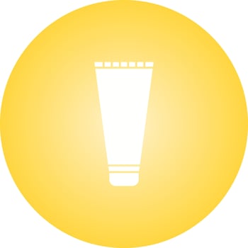 Unique Shaving Cream Vector Glyph Icon