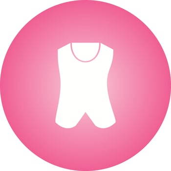 Unique vest Vector Glyph Icon