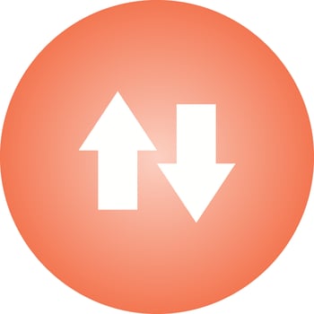 Unique Data Connection Vector Glyph Icon