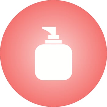 Unique Lotion Vector Glyph Icon