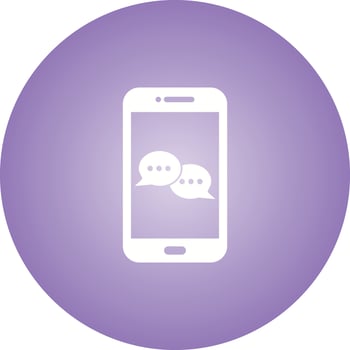 Unique Conversation Vector Glyph Icon